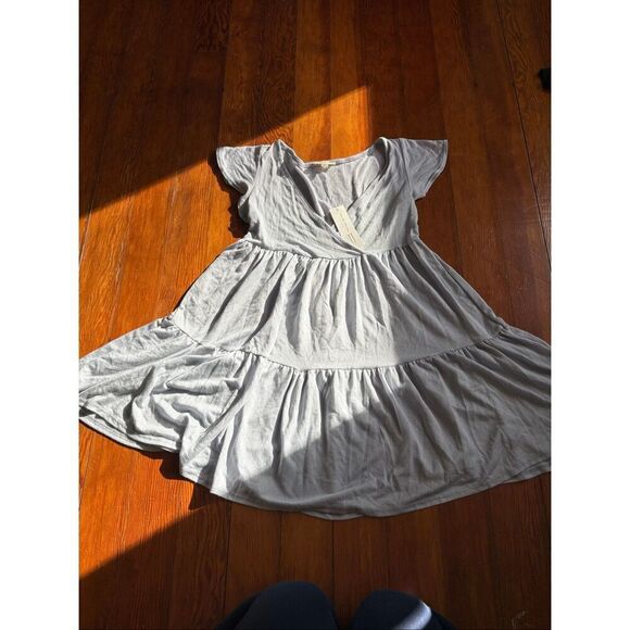 See You Monday Dresses & Skirts - NWT See You Monday Blue Tiered Dress